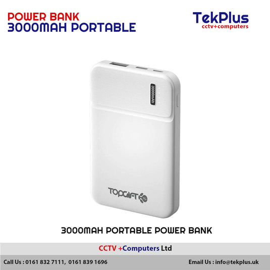 3000mAh Portable Power Bank