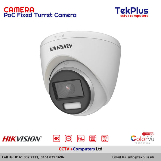 4K ColorVu PoC Fixed Turret Camera