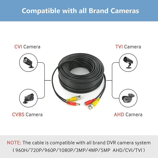 CCTV HD BNC Cables 30M