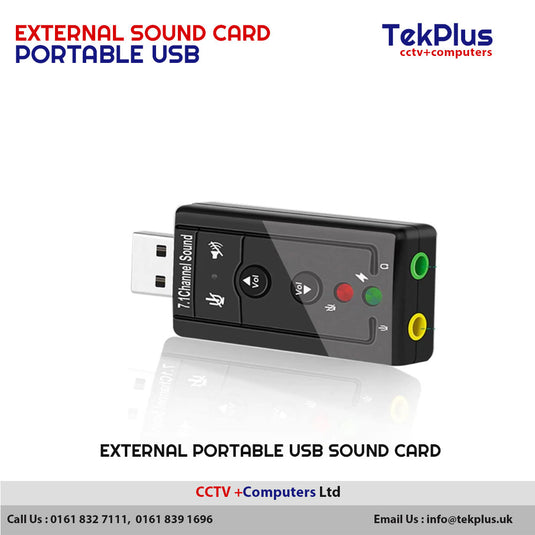 External Portable USB Sound Card