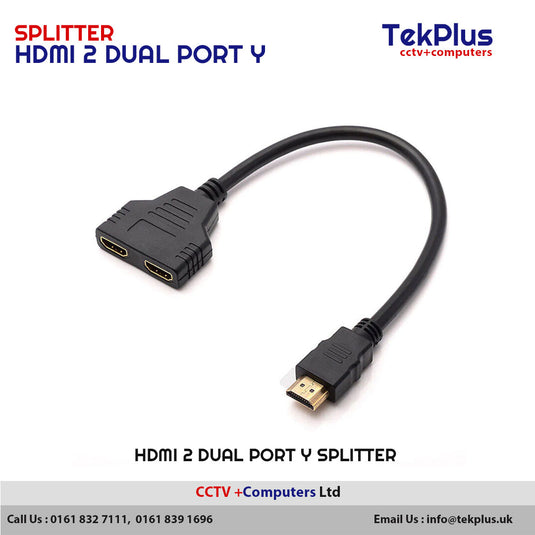 HDMI 2 Dual Port Y Splitter