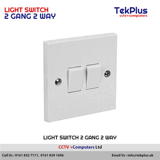 Light Switch 2 Gang 2 Way
