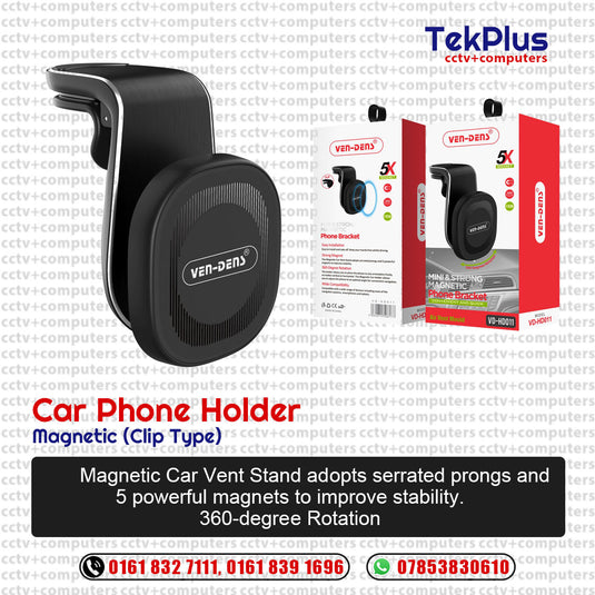 Magnetic Car Phone Holder Clip Type
