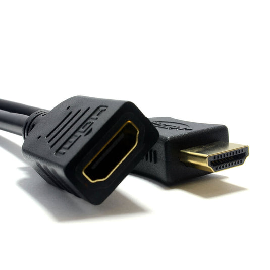 1m HDMI EXTENSION Cable Male Plug to Female Socket Lead to extend TV HDMI cable
