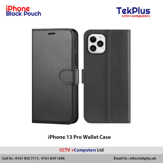 iPhone 13 Pro Wallet Case - Black