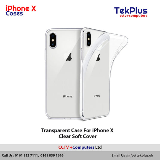 Transparent Case For iPhone X Clear Soft Cover