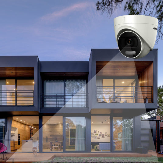 Hikvision indoor 5MP ColorVu Fixed Lens Turret Camera, 20m White Light, IP67