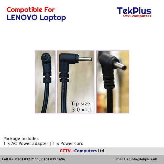 45W For LENOVO ADL45WCD Laptop Adapter Charger Power Supply 4.0 x1.7mm 20V 2.25A