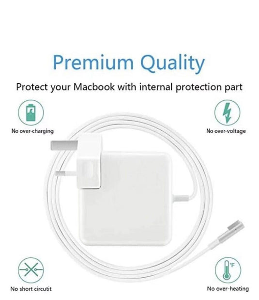 60W Power Adapter Charger For Apple Macbook Pro 13" L-Tip MagSafe1 A1181 A1278