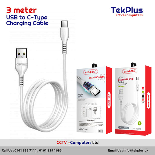 USB to Type C Cable 3M