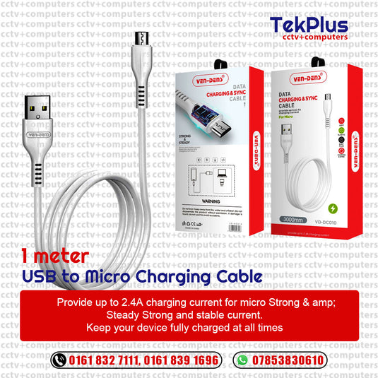 USB to Micro Cable 1M