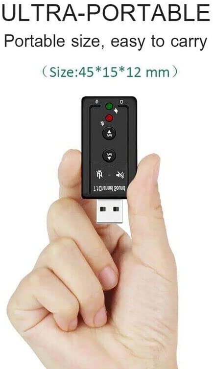 External Portable USB Sound Card