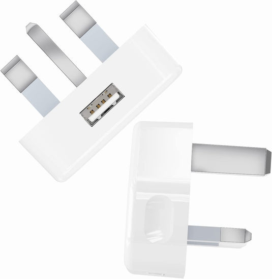 USB Wall 3 Pin UK Adapter