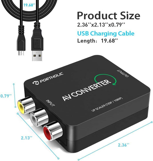 RCA to HDMI Adapter
