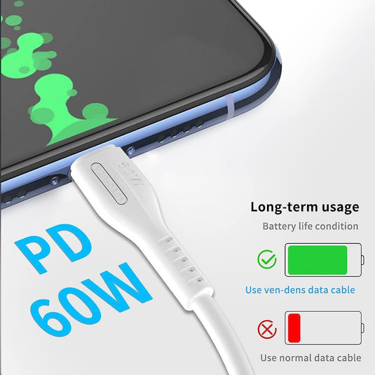 USB C to USB C Cable 1M 60W