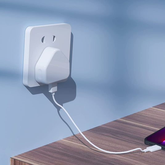 USB Wall 3 Pin UK Adapter