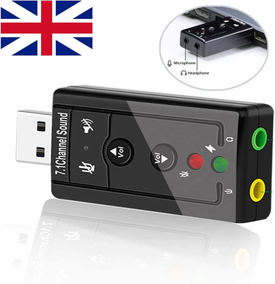 External Portable USB Sound Card