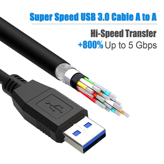 USB 2.0 A Male to A Male Cable Lead