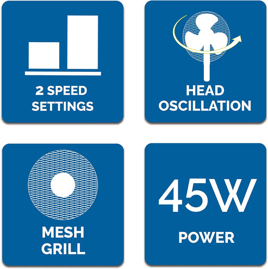 FINE ELEMENTS Pedestal Floor Stand 16'' Cooling Fan