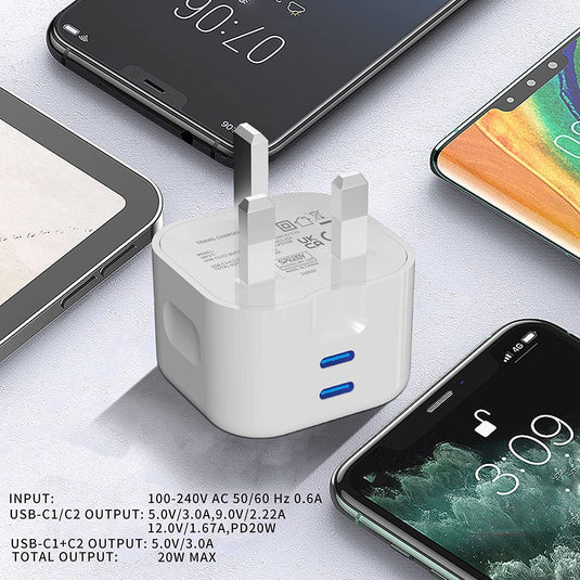 Double USB C Charger