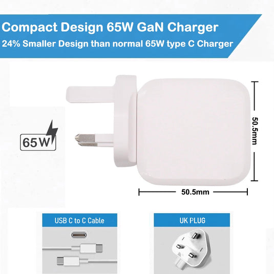 65W TYPE-C USB-C Laptop Power Adapter