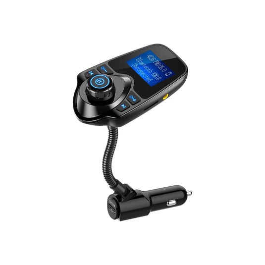 Car Charger and Bluetooth FM Player with USB/TF/Aux Port