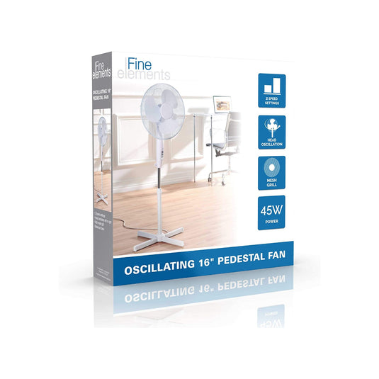 FINE ELEMENTS Pedestal Floor Stand 16'' Cooling Fan