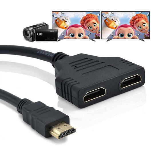 HDMI 2 Dual Port Y Splitter