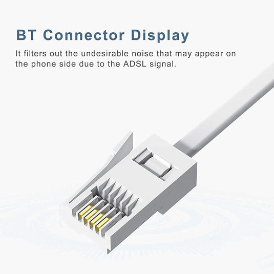 BT Socket to RJ11 Plug