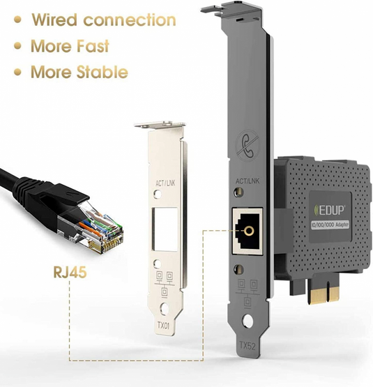 Desktop PCI-e RJ45 Network Adapter