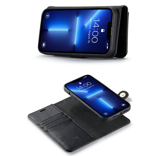 iPhone 15 Plus Wallet Case - Black