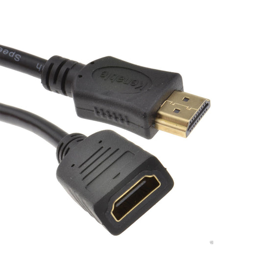 1m HDMI EXTENSION Cable Male Plug to Female Socket Lead to extend TV HDMI cable