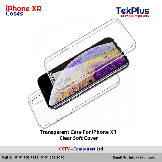 Transparent Case For iPhone XR Clear Soft Cover