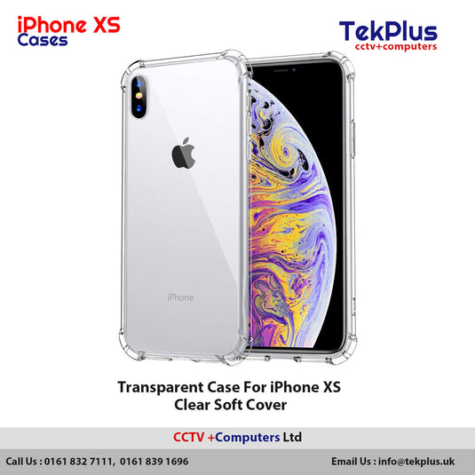 Transparent Case For iPhone XS Clear Soft Cover