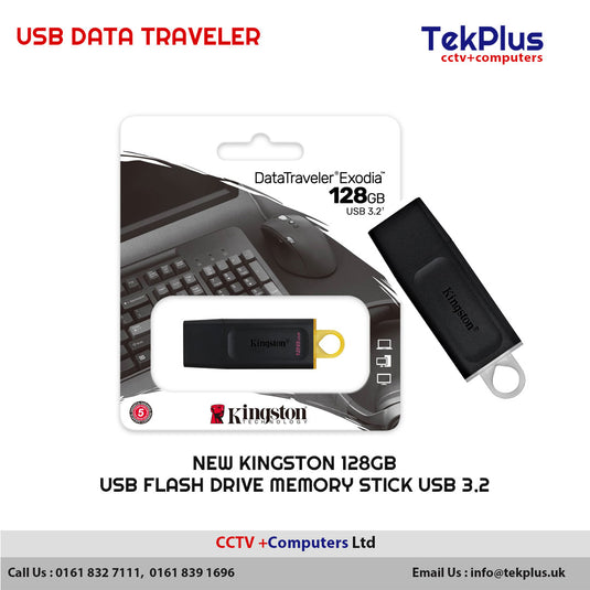 Kingston 128GBExodia USB Flash Drive Memory Stick USB 3.2