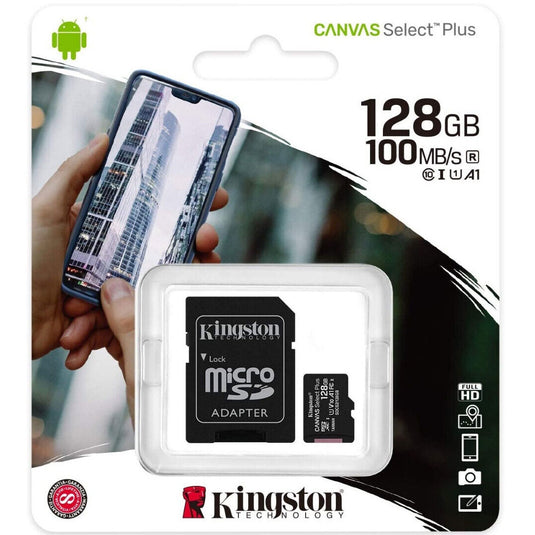 128GB Micro SD Card SDHC SDXC Memory Card TF Class 10 with Adapter