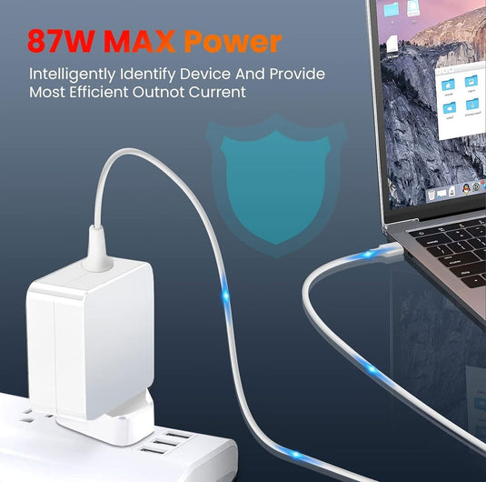 Apple Mac 87W USB C fast Charger Power Adapter and for other Type C Laptop
