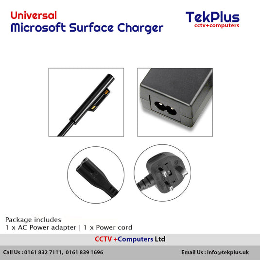 Surface Pro Charger, 1706 1625 Power Adapter For Microsoft Surface Pro 3 / 4 / 5